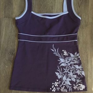Small navy blue Lucy tank